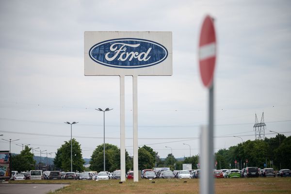 L'usine de Ford à Saarlouis (Sarre) où travaillent beaucoup de frontaliers français