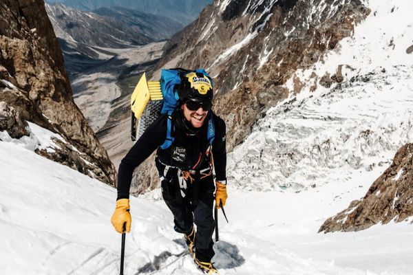 L'alpiniste Vadim Druelle, 22 ans, a déjà gravi cinq sommets de plus de 8 000 mètres sans avoir recours à des bouteilles d'oxygène.