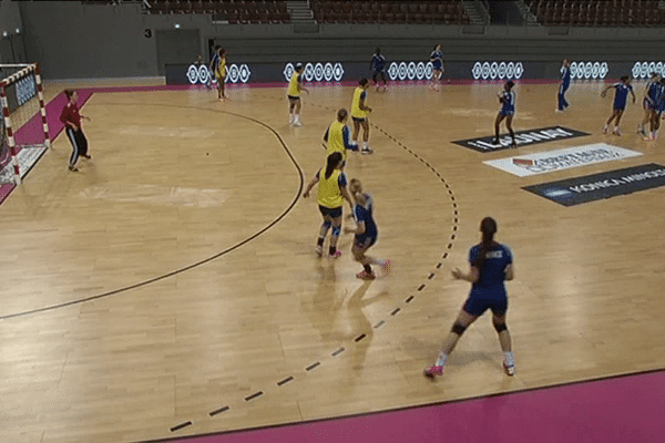 Match entrainement en public à l'Arena de Brest