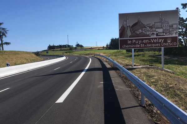 Les premières voitures ont pu emprunter le contournement du Puy-en-Velay dès lundi 16 juillet 