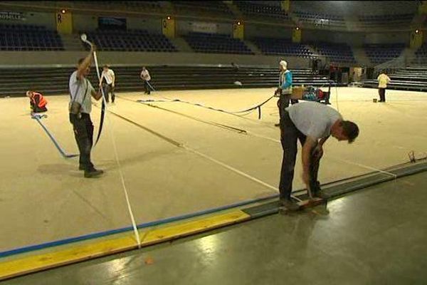 les Arènes de Metz en plein travaux