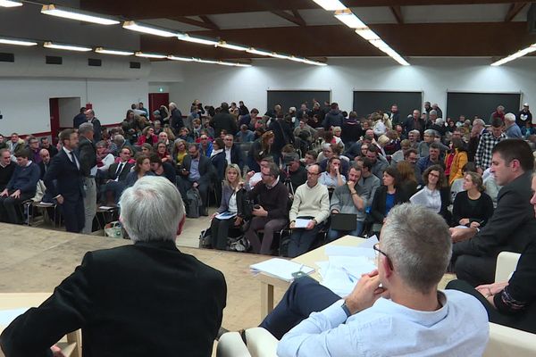 Réunion d'information à Sainte-Pazanne, le 26 novembre 2019