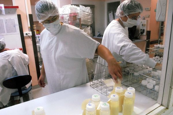 Le lactarium de Tours recueille du lait maternel pour alimenter les bébés prématurés. 