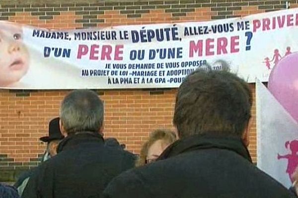 Manif anti mariage pour tous à Limoges le 02-02-2013
