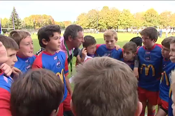 Les jeunes rugbymen ont aussi suivi le match de l'équipe de France.