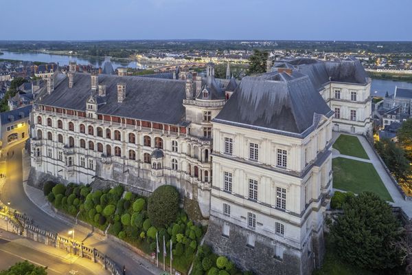 Le château de Blois vu d'en haut