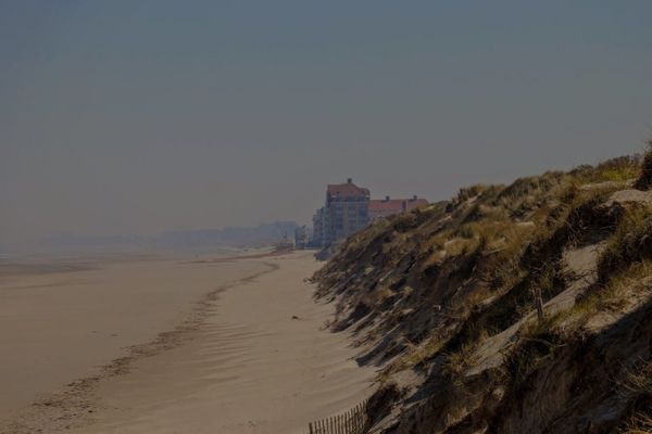 La plage, près de Bray-Dunes, de nos jours.