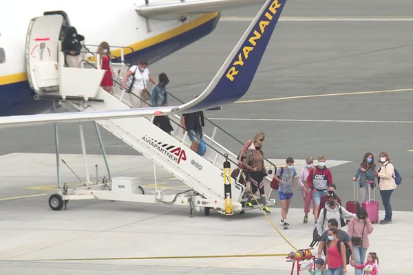 Les compagnies low cost accélèrent le mouvement  l'aéroport de Bordeaux-Mérignac (29/07/21)