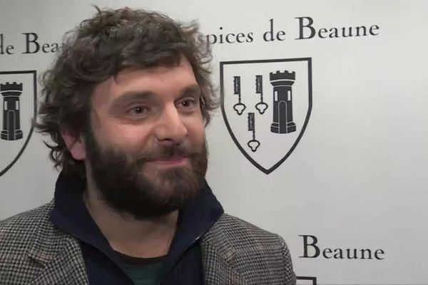 L'acteur Pio Marmaï, parrain de la 161e édition de la vente des vins des Hospices de Beaune.