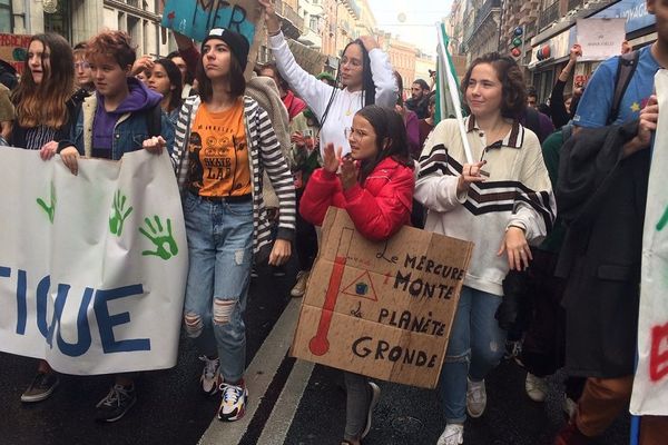 Des jeunes (et très jeunes) inquiets pour l'avenir de la planète. 