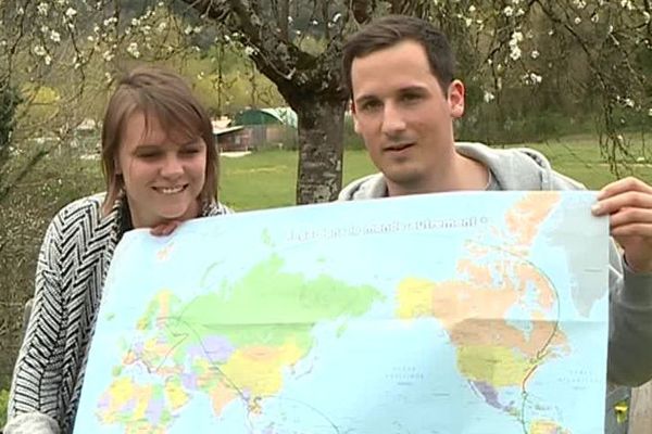 Annia et Romain partent faire le tour du monde à vélo