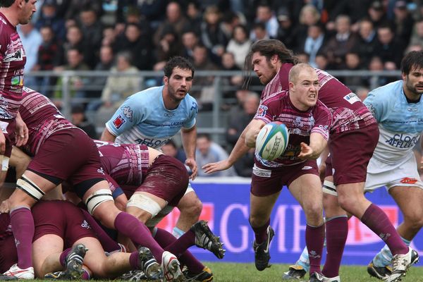 Bourgoin / Bayonne lors de leur rencontre Top14 en février 2011