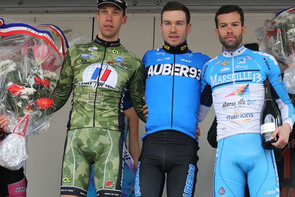 David Menut sur la plus haute marche du podium