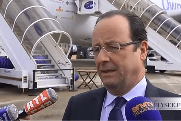 Le Président de la République François Hollande était ce vendredi 21 juin 2013 en visite officielle au 50e salon aéronautique, au Bourget.