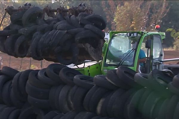 Des Tonnes de pneus à récupérer