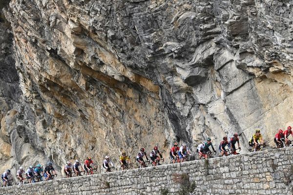 Des cyclistes lors de la dernière édition du Paris-Nice.