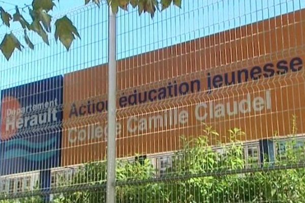 Le collège Camille Claudel, dans le quartier des Arceaux, à Montpellier