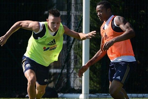 Florian Thauvin à l'entrainement à l'OM