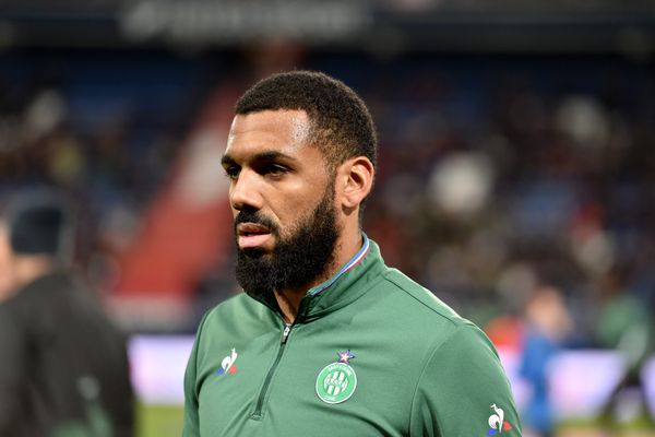 Yann M’Vila, ancien de l'équipe de France de football et nouvelle recrue du SM Caen, en mars 2019.