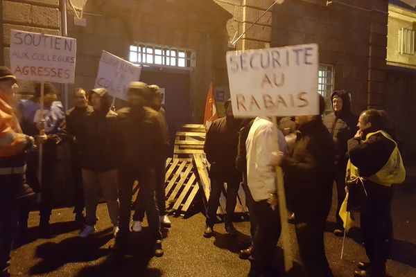 La maison d'arrêt de Guéret bloquée ce lundi 22 janvier. 