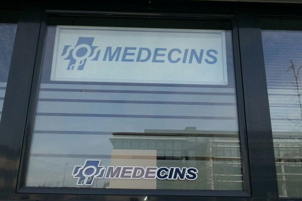 SOS Médecins est en grève, lundi 3 février 2020, à Saint-Etienne (Loire) et dans les communes alentour, pour protester contre la réforme des retraites du gouvernement.