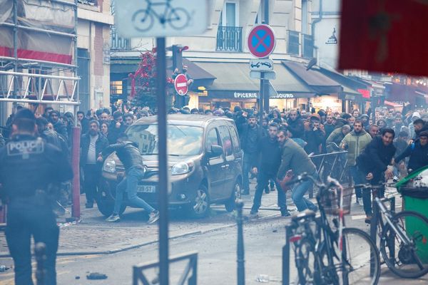 De fortes tensions ont eu lieu après l'attaque qui a provoqué la mort de trois personnes rue d'Enghien dans le 10e arrondissement de Paris.