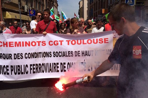 Nouvelle manifestation dans les rues de Toulouse