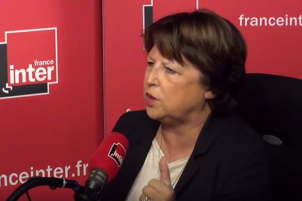 Martine Aubry, ce mercredi sur France Inter