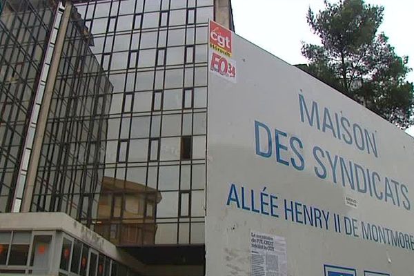 Montpellier - la maison des syndicats - archives