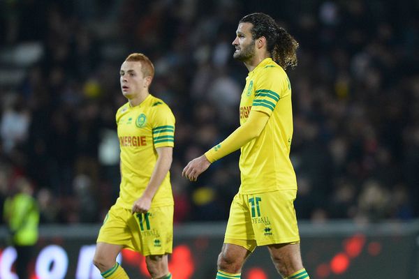 Lors de la rencontre entre Guingamp et le FC Nantes, le 30 novembre 2013