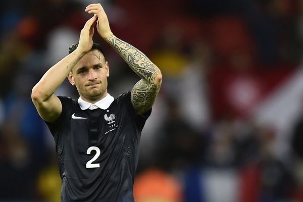 Mathieu Debuchy à l'issue du match France-Honduras. 