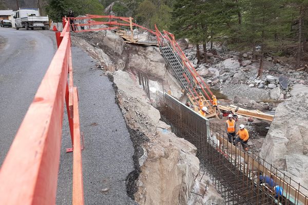 Les chantiers de la Roya rendus difficiles du fait des accès routiers