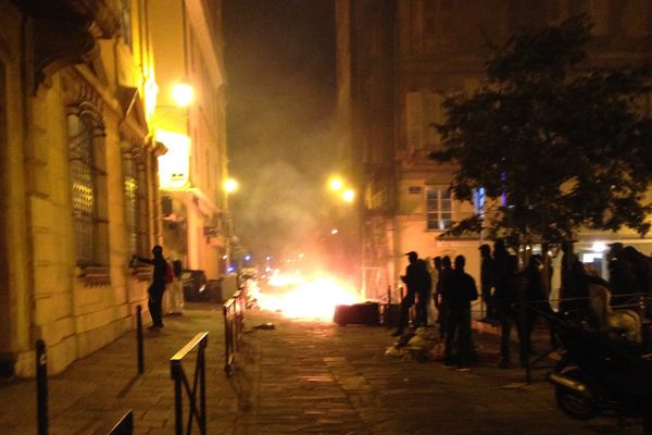 Les affrontements ont commencé place Saint-Nicolas à Bastia pour se finir Place du marché.