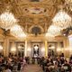 L'une des rares photographies de presse prises pendant le dîner donné au palais présidentiel pour le couple royal belge.