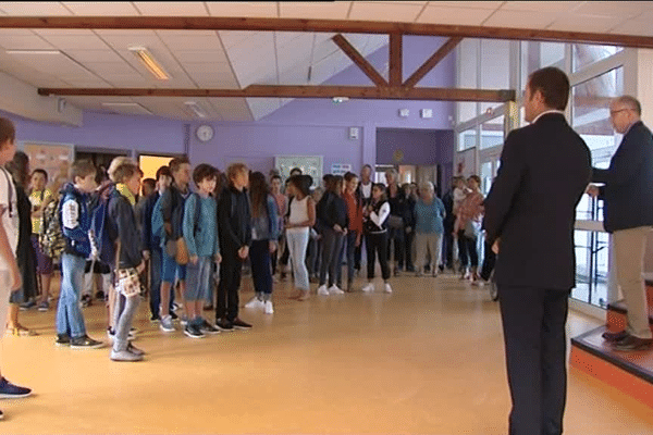 La rentrée scolaire au collège Michel Lotte à Belle Ile