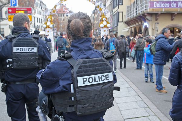 Policiers à Strasbourg.