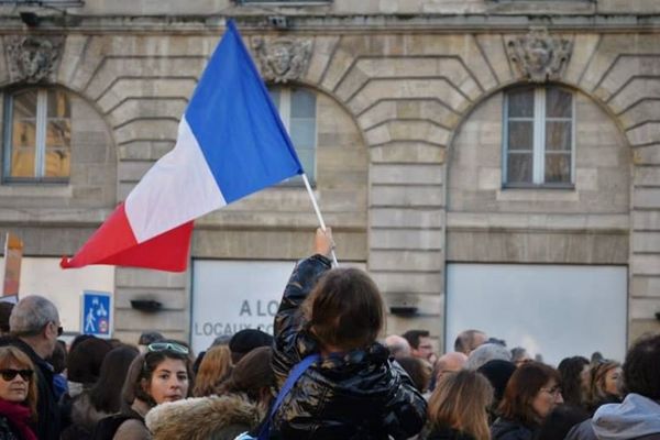 Marche républicaine à Bordeaux le 11 janvier 2015