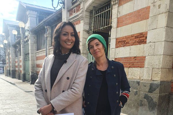 Olivia Grandville avec Leïla Kaddour à La Rochelle