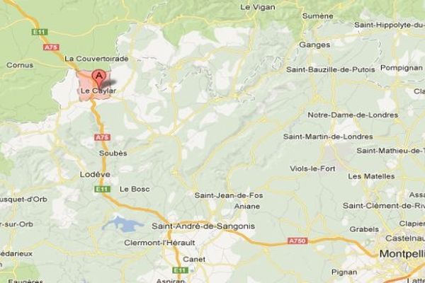 Carte Google Le Caylar (Hérault)