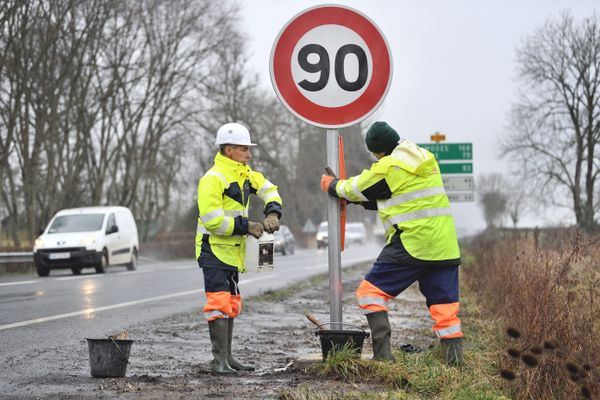 La limite des 90km/h va revenir progressivement sur environ 10% du réseau routier de la région