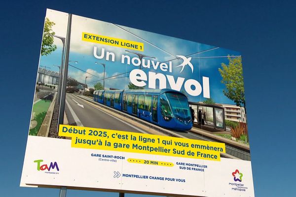 Les travaux de la ligne 1 du tramway de Montpellier pour desservir la gare SNCF Sud de France ont commencé le 10 novembre 2022.