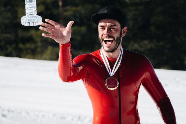 Simon Billy a remporté trois étapes de la Coupe du monde de ski de vitesse en Suède.