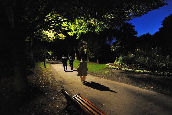 Le parc de la Rhonelle, à Valenciennes. 