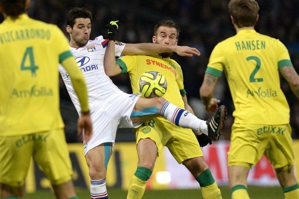 Les Nantais n'ont pas réussi à s'imposer sur la pelouse du stade Gerland face à l'OL