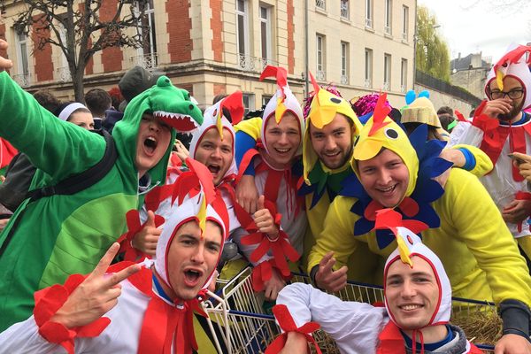 Toujours autant de liesse au carnaval étudiant de Caen.