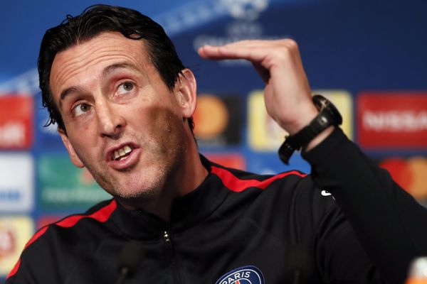 L'entraîneur du PSG, Unai Emery.