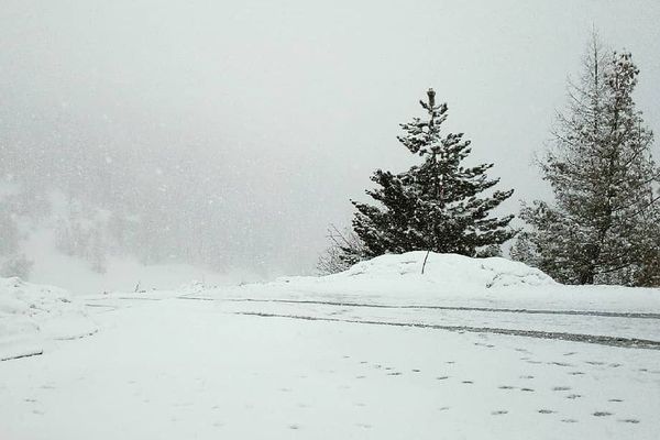 Ce mardi 10 avril dans le Queyras.