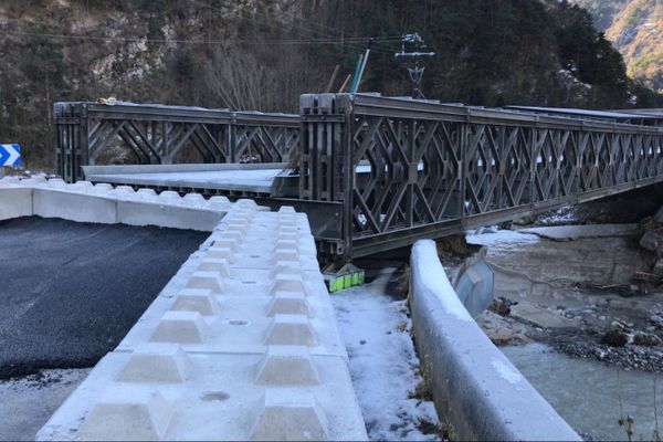 Le chantier dans sa phase terminale ce 14 décembre.