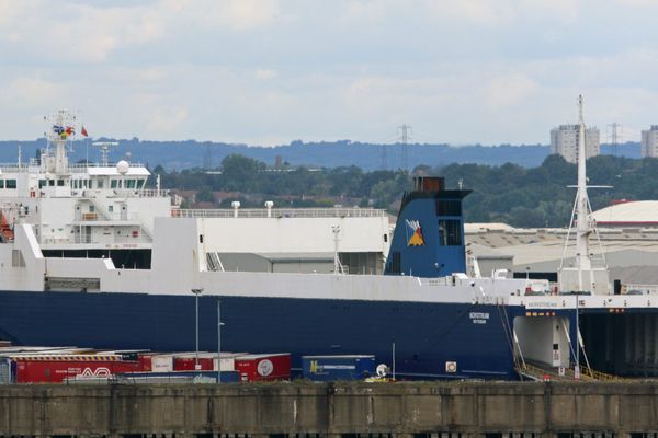 Le conteneur faisait partie de la cargaison de Norstream, un navire de la compagnie P&O.