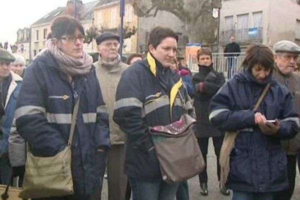 Jeudi 6 février, les habitants de Gourdon s'étaient joints aux postiers en grève, en soutien à leur mouvement. 